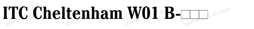 ITC Cheltenham W01 B字体转换